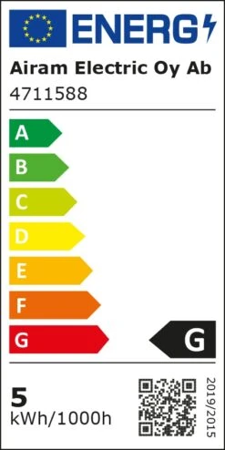 Airam Filament LED Amber E27 2200K 360lm 4,5W Dimmable -Günstiges Leuchten Geschäft airam filament led amber e27 2200k 360lm 45w dimmable 1