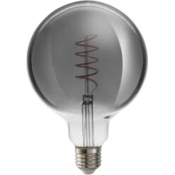 Airam LED 125 Mm Smoke E27 5W 140Lm 1800K Spiral Dim Globus