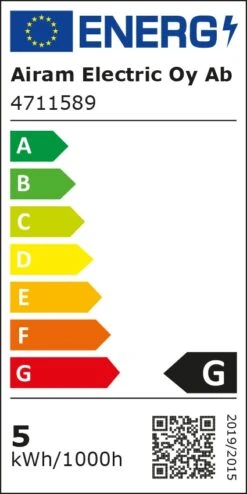 Airam LED Filament Amber E58 4,5W E27 360lm Dimmable -Günstiges Leuchten Geschäft airam led filament amber e58 45w e27 360lm dimmable 1