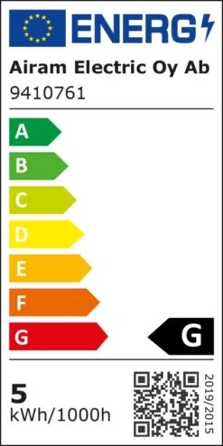 Airam LED G95 E27 400lm 4.9W 2200K Lichtquelle Dimmbar, Amber 7 Airam LED G95 E27 400lm 4.9W 2200K Lichtquelle Dimmbar, Amber -Günstiges Leuchten Geschäft airam led g95 e27 400lm 49w 2200k lichtquelle dimmbar amber 2