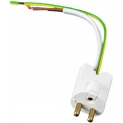 Airam Stecker Mit Kordel 14 Cm, Geerdet