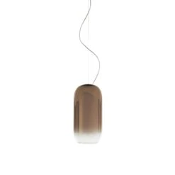 Artemide Gople Mini Deckenlampe, Bronzefarben