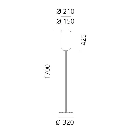Artemide Gople Stehlampe, Saphire Blue 4 Artemide Gople Stehlampe, Saphire Blue – Bild 2