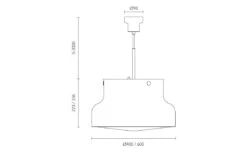 Bumling Hängelampe S, Rot -Günstiges Leuchten Geschäft atelje lyktan bumling hangelampe s wei 1