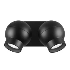 Ogle Mini Wandleuchte Dubble, Schwarz