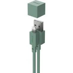 Cable 1 Ladekabel Lightning / Usb Typ A 1,8 M, Oak Green