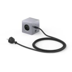 Square 1 Verlängerungskabel Mit Usb / Magnet, Aluminium