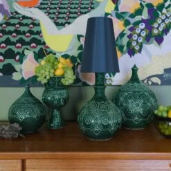 Bjørn Wiinblad Symphony Magic Lampshade Dark Green, 30 Cm -Günstiges Leuchten Geschäft bjrn wiinblad symphony magic lampshade dark green 4