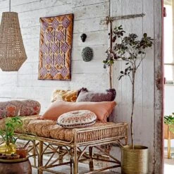 Bloomingville Nolie Hängelampe 50x35cm, Natur -Günstiges Leuchten Geschäft bloomingville nolie pendant lamp nature banana palm bark 2