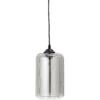 Bloomingville Yoana Hängelampe 16x25 Cm, Metallähnlich Grau -Günstiges Leuchten Geschäft bloomingville yoana pendant lamp grey glass 0