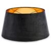 CG Lampenschirm Gold / Schwarz Samt