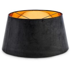 CG Lampenschirm Gold / Schwarz Samt