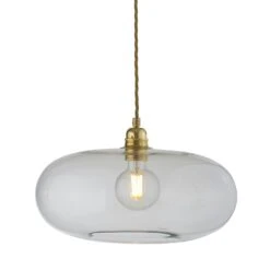 Horizon Lampe Ø 36 Cm, Klar/ Gold