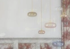 Horizon Lampe Ø 45 Cm, Klar/ Silber -Günstiges Leuchten Geschäft ebb flow horizon lampe 36 cm 2 1