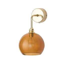 Rowan Wandlampe Ø 15,5 Cm, Toast/ Gold