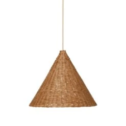 Ferm LIVING Dou Lampenschirm, Natural Ø45 Cm -Günstiges Leuchten Geschäft ferm living dou lampenschirm natural 3