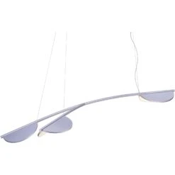 Flos Almendra Organic Y Long S3 Hängelampe, Liliac Metallized