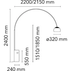Flos Arco K Stehlampe, Crystal 13 Flos Arco K Stehlampe, Crystal -Günstiges Leuchten Geschäft flos arco k floor lamp 5