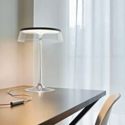 Flos Bon Jour Lampenfuß, Matt Chrom -Günstiges Leuchten Geschäft flos bon jour lampenfu matt chrom 2