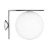 Flos IC Lights C/W2 Decken/Wandleuchte, Chrom