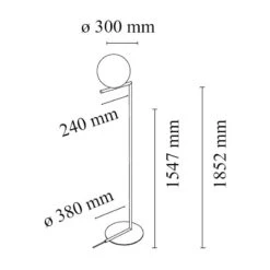 Flos IC Lights Floor 2, Burgundy Red -Günstiges Leuchten Geschäft flos ic lights f2 standleuchte chrom 2