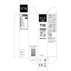 Flos RAKE3L1003261006 LED E27 T38 15W 2000lm Proxima 2700K Dimmable