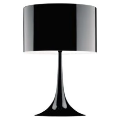 Flos Spun Light T2 Tischleuchte, Schwarz