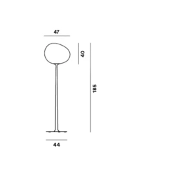 Gregg Bodenleuchte L, Weiß -Günstiges Leuchten Geschäft foscarini gregg bodenleuchte l wei 3