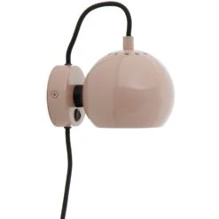 Ball Magnet Wandleuchte, Glossy Nude