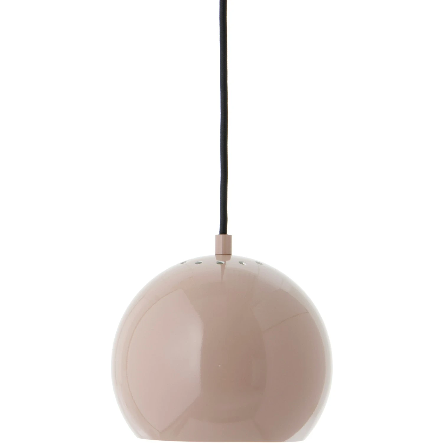 Ball Hängelampe 18 Cm, Glossy Nude 3 Ball Hängelampe 18 Cm, Glossy Nude