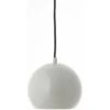 Ball Hängelampe 18 Cm, Glossy Pale Grey -Günstiges Leuchten Geschäft frandsen ball metal ceiling pendant 18 cm 26