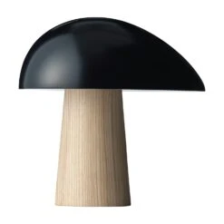 Fritz Hansen Night Owl Tischlampe, Midnight Blue / Esche