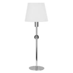 Globen Lighting Astrid Lampenfuß, Chrom -Günstiges Leuchten Geschäft globen lighting astrid lampenfu geburstetes chrom 12