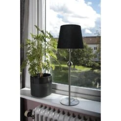 Globen Lighting Astrid Lampenfuß, Gebürsteter Stahl -Günstiges Leuchten Geschäft globen lighting astrid lampenfu geburstetes chrom 5