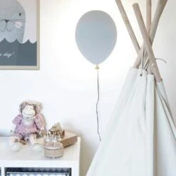 Globen Lighting Balloon Wandleuchte LED, Grau -Günstiges Leuchten Geschäft globen lighting balloon wandleuchte led rosa 6