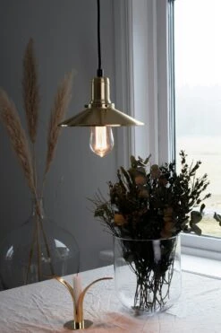 Globen Lighting Disc Mini 22 Hängelampe, Messing Gebürstet -Günstiges Leuchten Geschäft globen lighting disc mini pendant 1