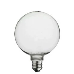 Globen Lighting E126 E27 Globe Clear Dimmable Without Light Source, 125 Mm