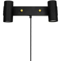 Globen Lighting Hubble 2 Wandleuchte, Schwarz