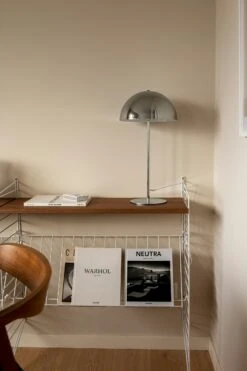 Globen Lighting Icon 25 Tischlampe, Chrom -Günstiges Leuchten Geschäft globen lighting icon 2