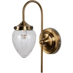 Globen Lighting Juni Wandleuchte IP44, Transparent