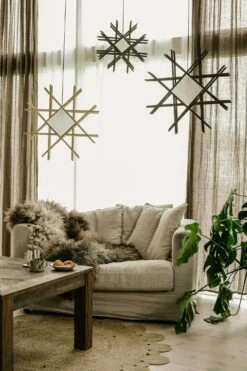 Globen Lighting Lea Weihnachtsstern 450 Mm, Braun -Günstiges Leuchten Geschäft globen lighting lea 3