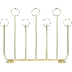 Globen Lighting Natale 7 Adventskerzenhalter, Messing