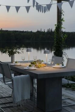 Capri Tischlampe Tragbar, Weiß -Günstiges Leuchten Geschäft gnosjo konstsmide capri 2