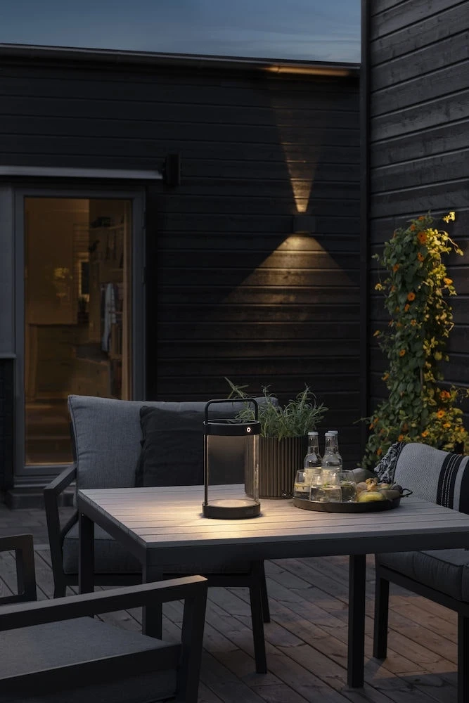 Crotone Tischlampe Tragbar, Schwarz 7 Crotone Tischlampe Tragbar, Schwarz – Bild 5