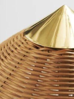 Gubi 9602 Stehlampe, Wicker Willow -Günstiges Leuchten Geschäft gubi 9602 standleuchte messing canvas 16