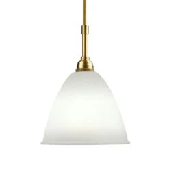 Gubi Bestlite BL9S Deckenleuchte, Messing/Porzellan