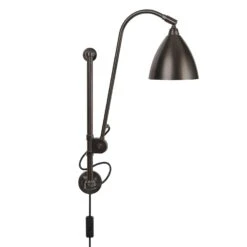 Gubi BL5 Wandleuchte, Black Brass/Black Brass