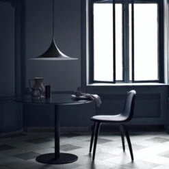 Gubi Semi Hängelampe Ø 60 Cm, Matt Black -Günstiges Leuchten Geschäft gubi semi deckenleuchte 60cm chrom 4 3