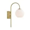 Herstal Ballon Wall Lamp, Matt Brass