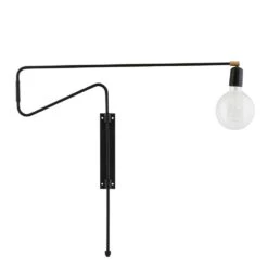 House Doctor Swing Wandlampe 70 Cm, Schwarz
